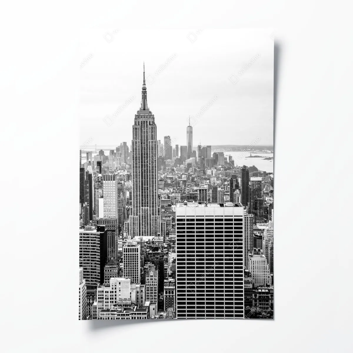 Plakat ponadczasowa panorama Nowego Jorku z Empire State Building – Wallissimo® Plakat ponadczasowa panorama Nowego Jorku z Empire State Building – Wallissimo®