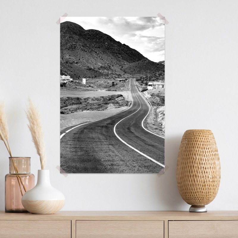 Plakat kręta droga w górach – Wallissimo® Plakat kręta droga w górach – Wallissimo®