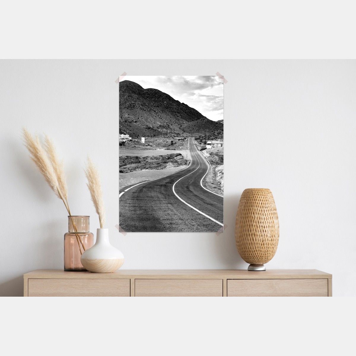 Plakat kręta droga w górach – Wallissimo® Plakat kręta droga w górach – Wallissimo®