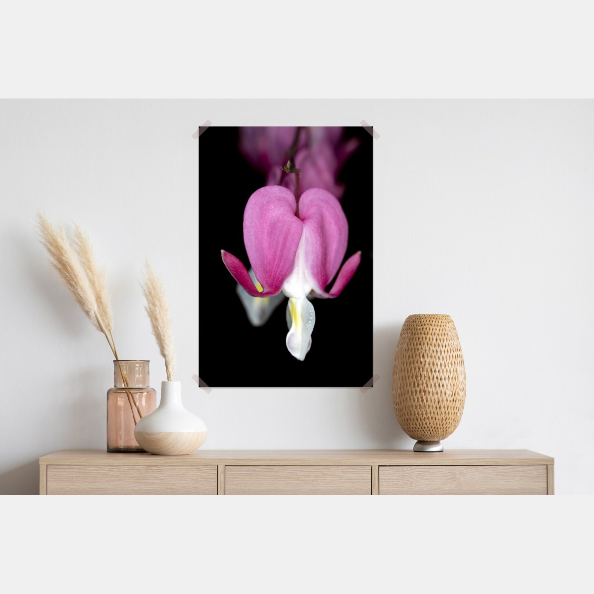 Plakat delikatne różowe serduszko zbliżenie kwiatowe – Wallissimo® Plakat delikatne różowe serduszko zbliżenie kwiatowe – Wallissimo®