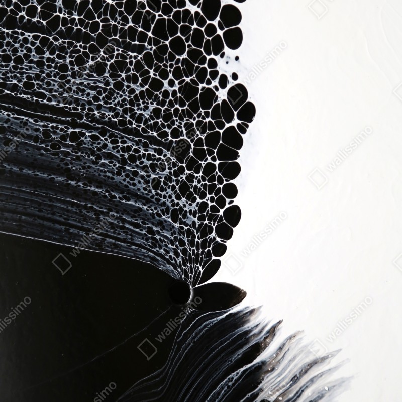 Naklejka na drzwi monochromatyczny przepływ komórek – Wallissimo® Naklejka na drzwi monochromatyczny przepływ komórek – Wallissimo®