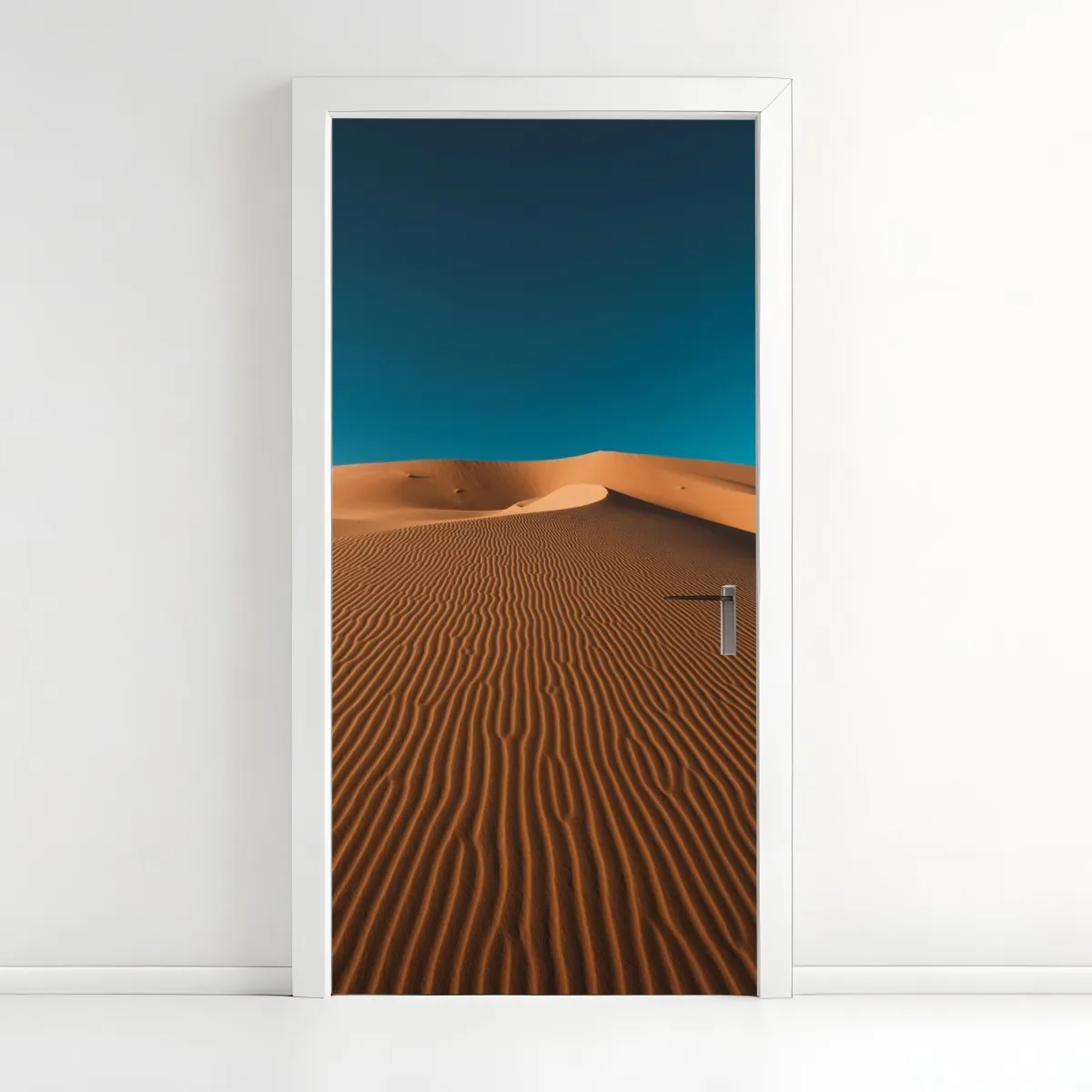 Naklejka na drzwi złote wydmy pod głębokim niebem – Wallissimo® Naklejka na drzwi złote wydmy pod głębokim niebem – Wallissimo®