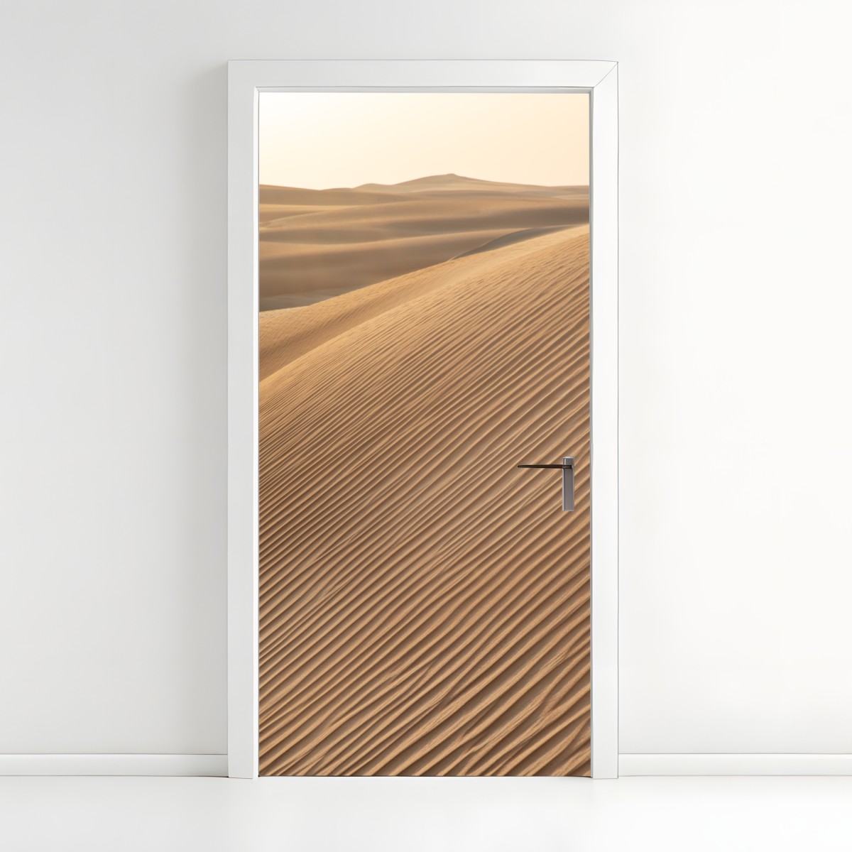 Door sticker golden sand dunes minimal landscape – Wallissimo®