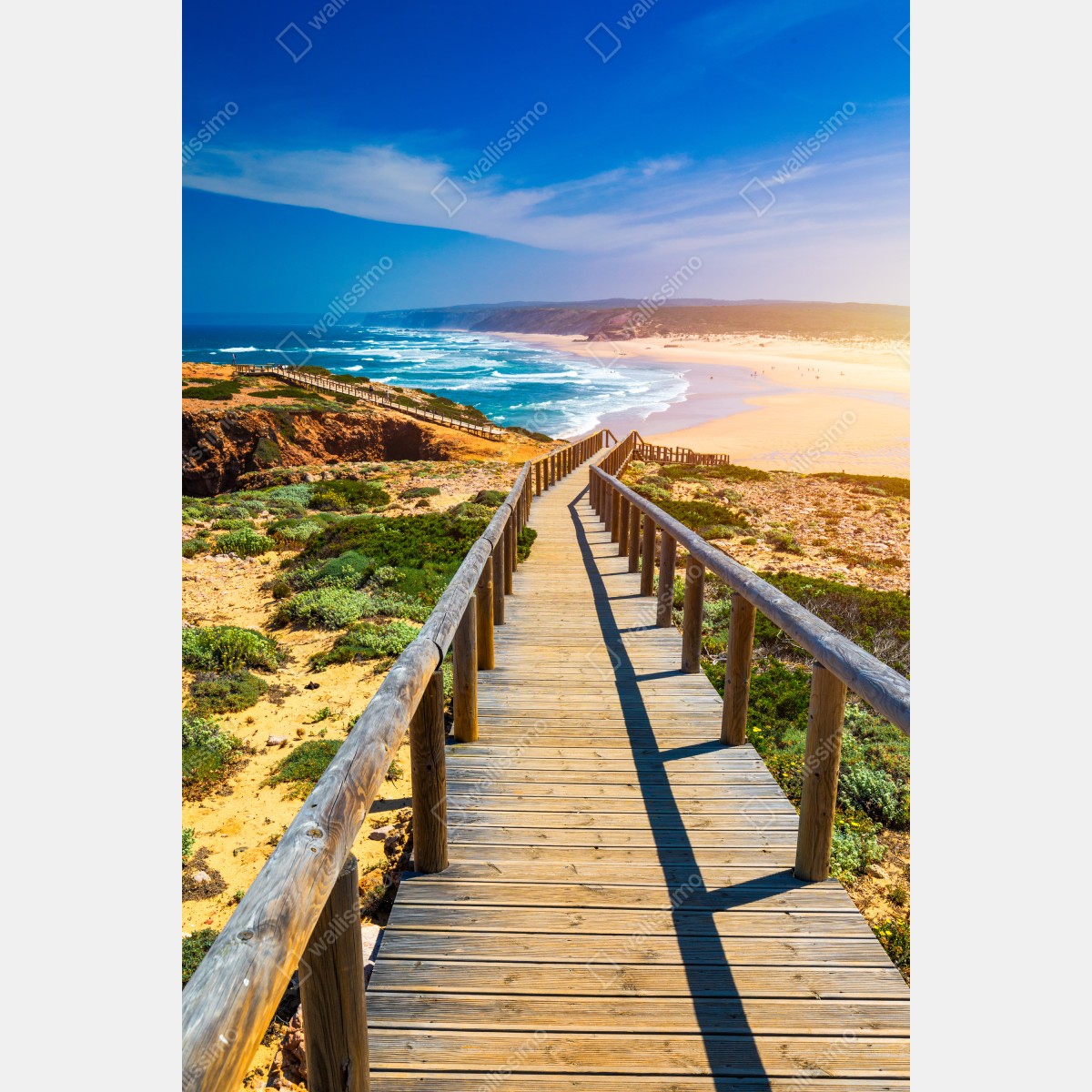 Naklejka na drzwi deptak do Praia da Bordeira – Wallissimo® Naklejka na drzwi deptak do Praia da Bordeira – Wallissimo®