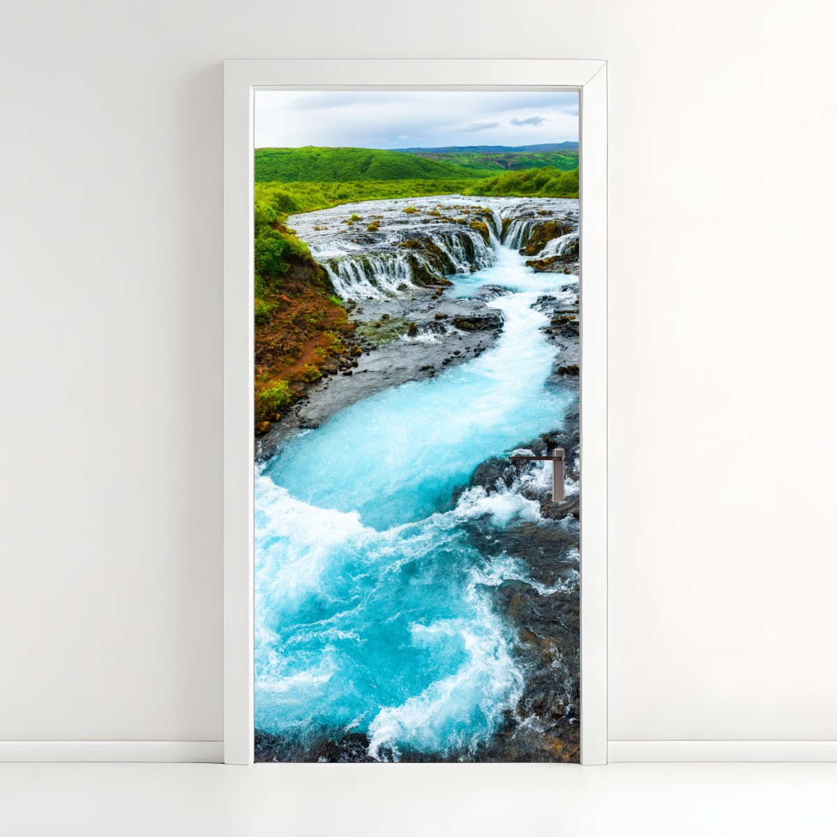 Door sticker Bruarfoss waterfall, Iceland – Wallissimo®
