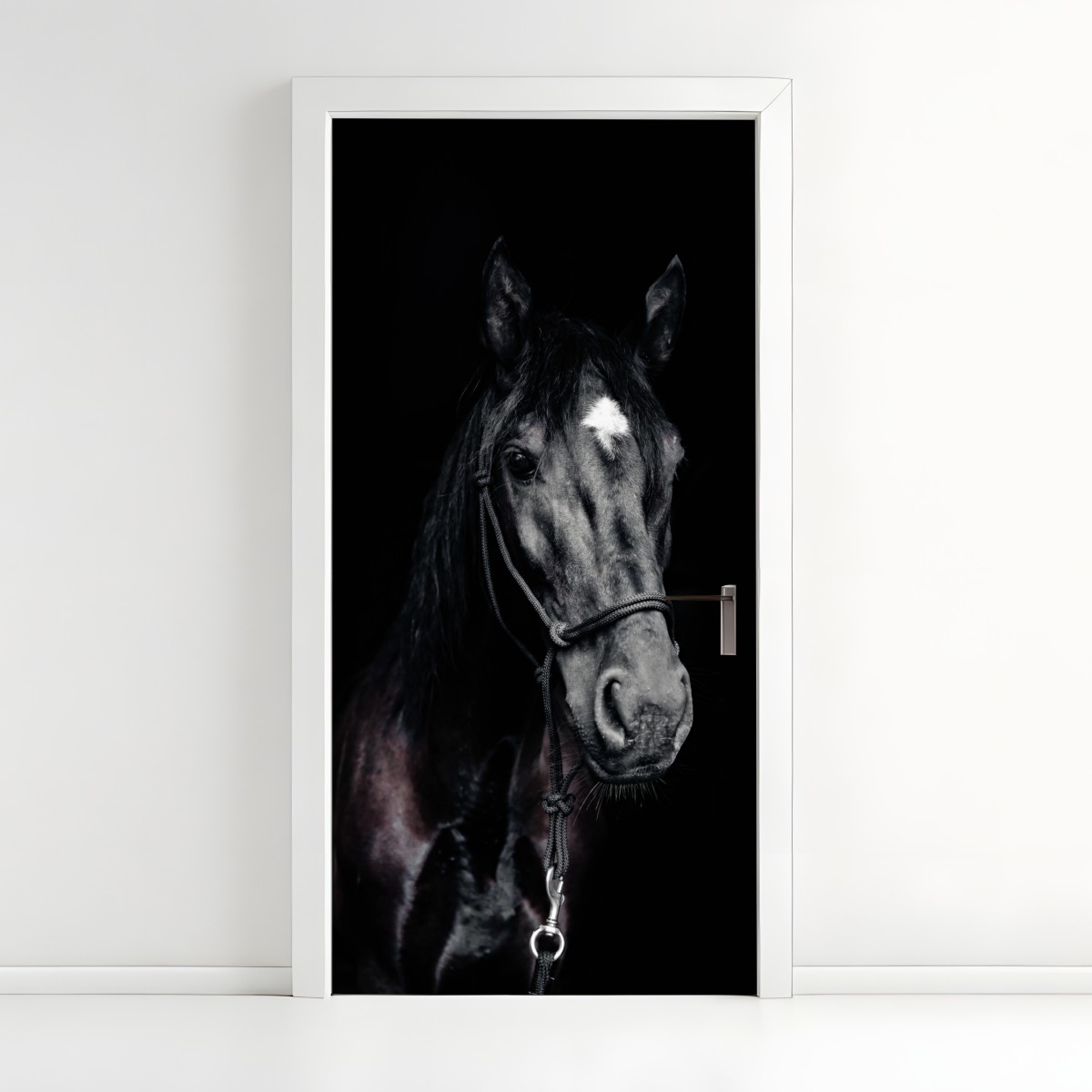 Door sticker majestic horse portrait – Wallissimo®