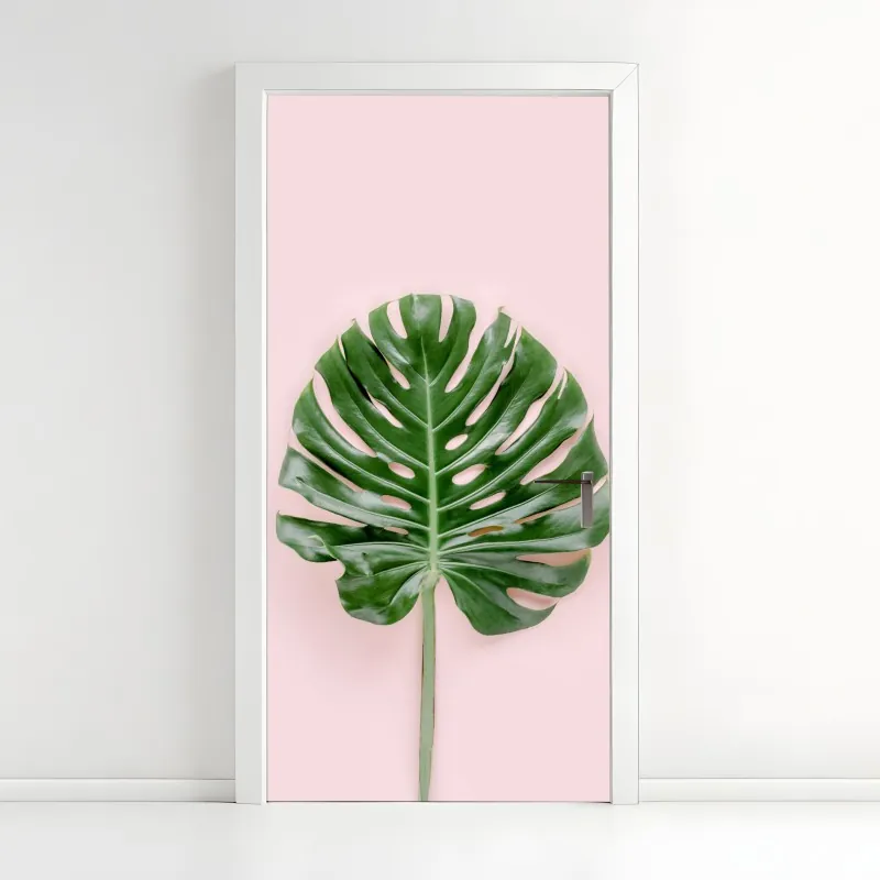 Naklejka na drzwi słoneczna uliczka w Civita di Bagnoregio – Wallissimo®