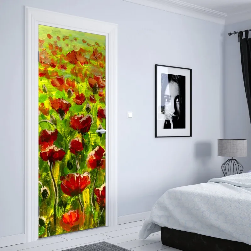 Naklejka na drzwi most Golden Gate o zmierzchu, San Francisco – Wallissimo®