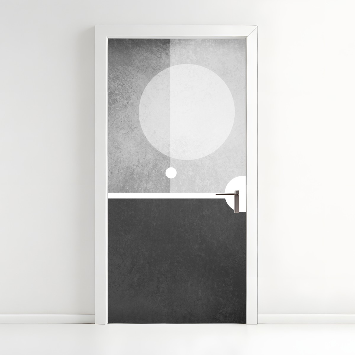 Door sticker minimal geometric composition – Wallissimo®