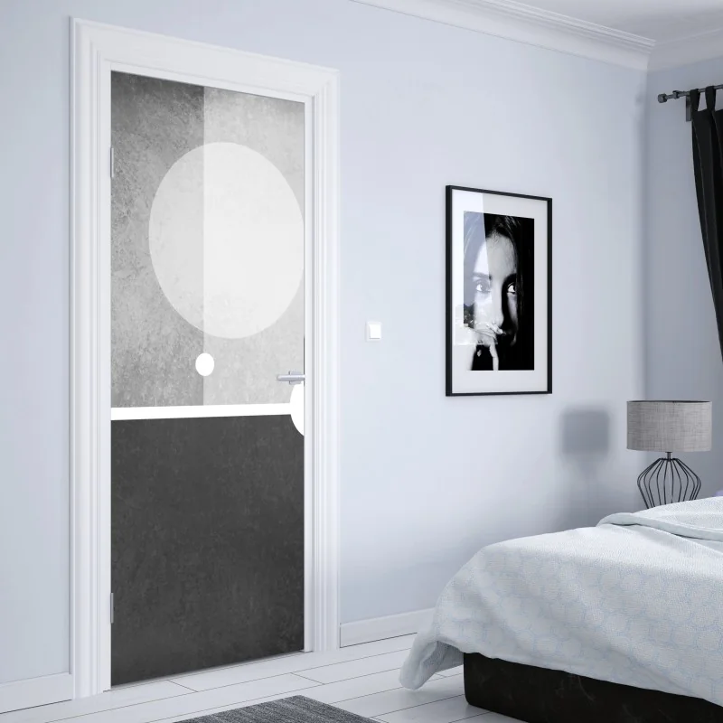 Naklejka na drzwi majestatyczny Matterhorn odbity w alpejskim jeziorze – Wallissimo®