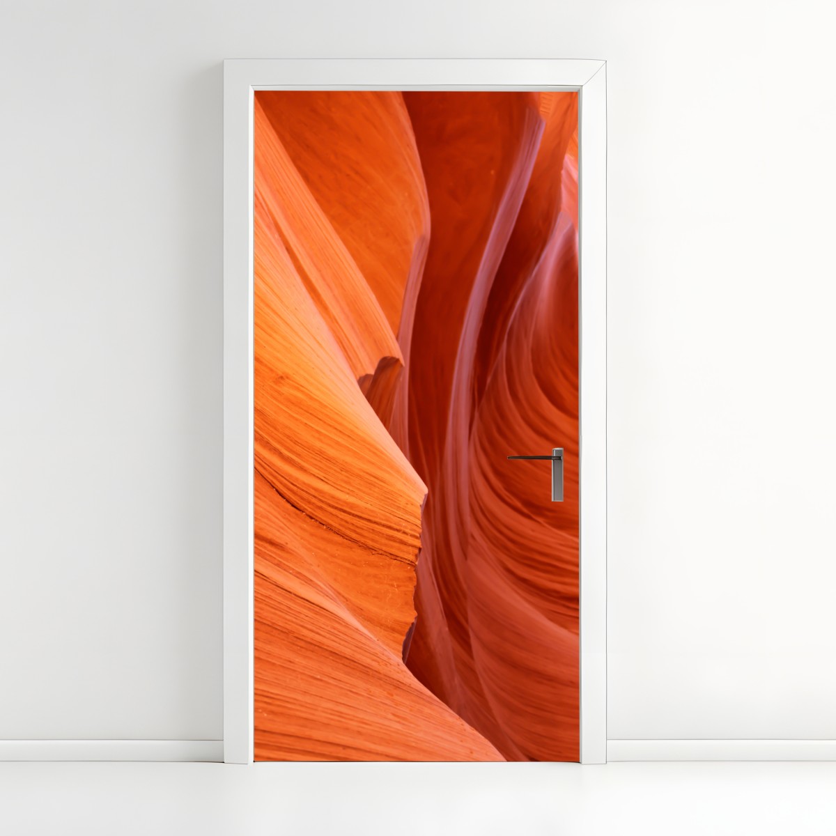Door sticker warm sandstone canyon abstract – Wallissimo®