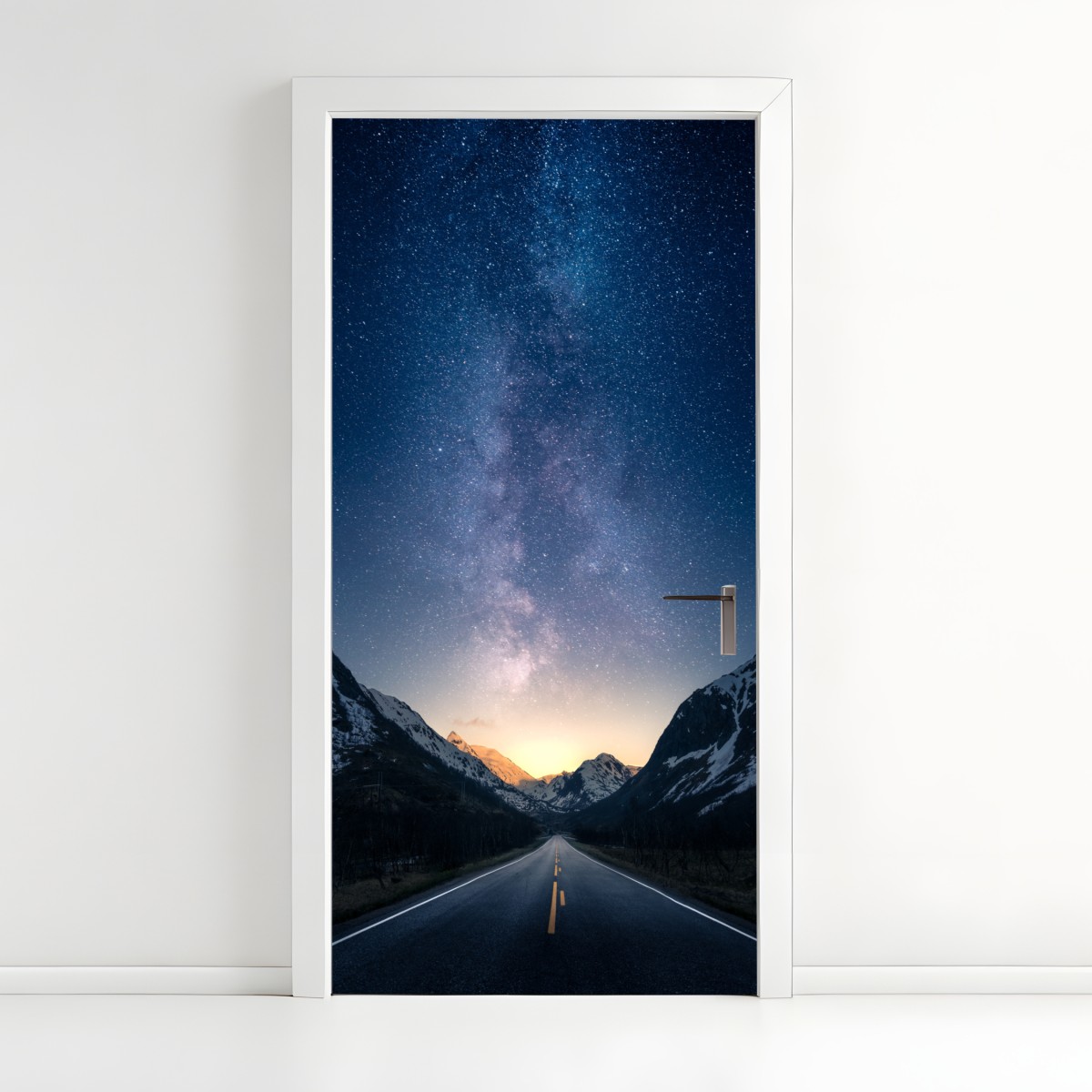 Door sticker road to the milky way – Wallissimo®