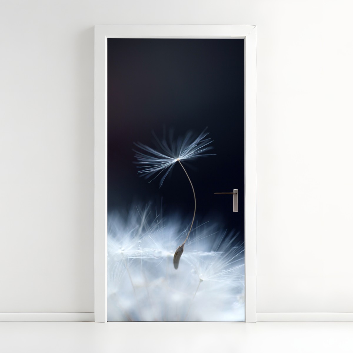 Door sticker delicate dandelion seed close-up – Wallissimo®