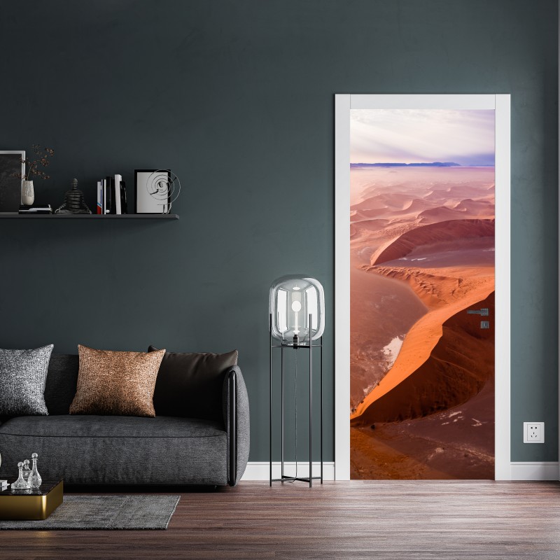 Naklejka na drzwi wydmy pustyni Sossusvlei – Wallissimo® Naklejka na drzwi wydmy pustyni Sossusvlei – Wallissimo®