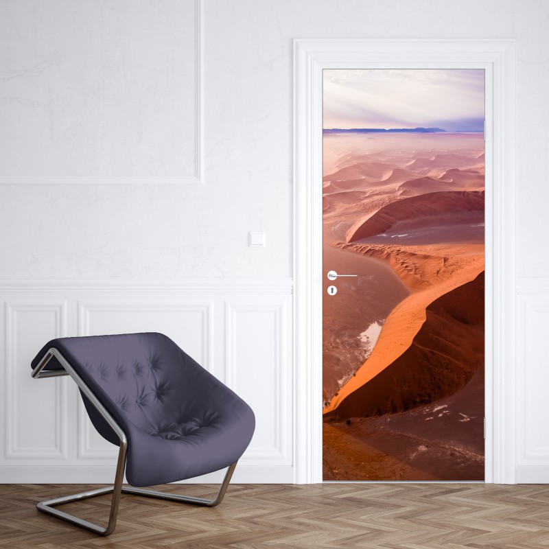Naklejka na drzwi wydmy pustyni Sossusvlei – Wallissimo® Naklejka na drzwi wydmy pustyni Sossusvlei – Wallissimo®