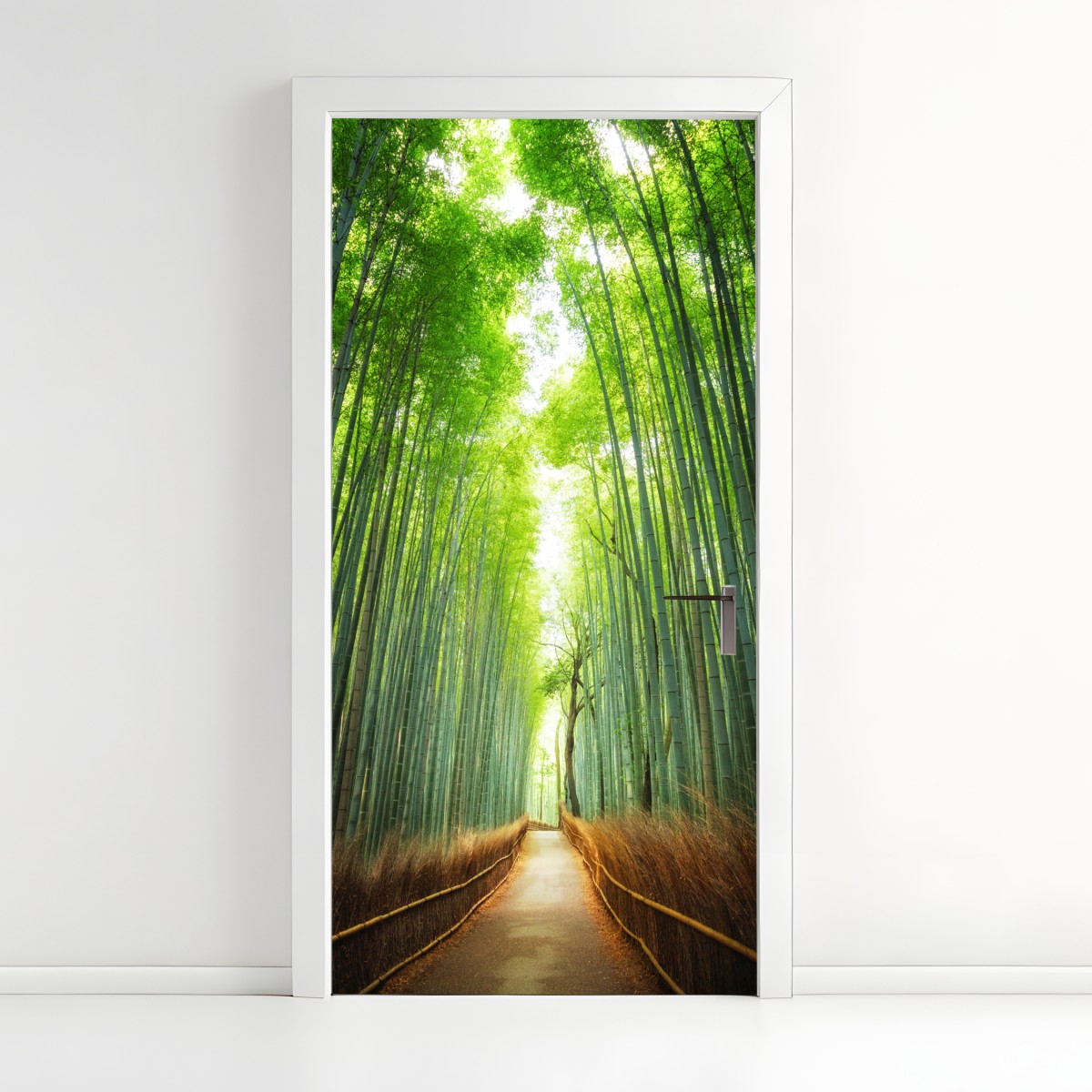 Door sticker pathway through Arashiyama bamboo grove – Wallissimo®
