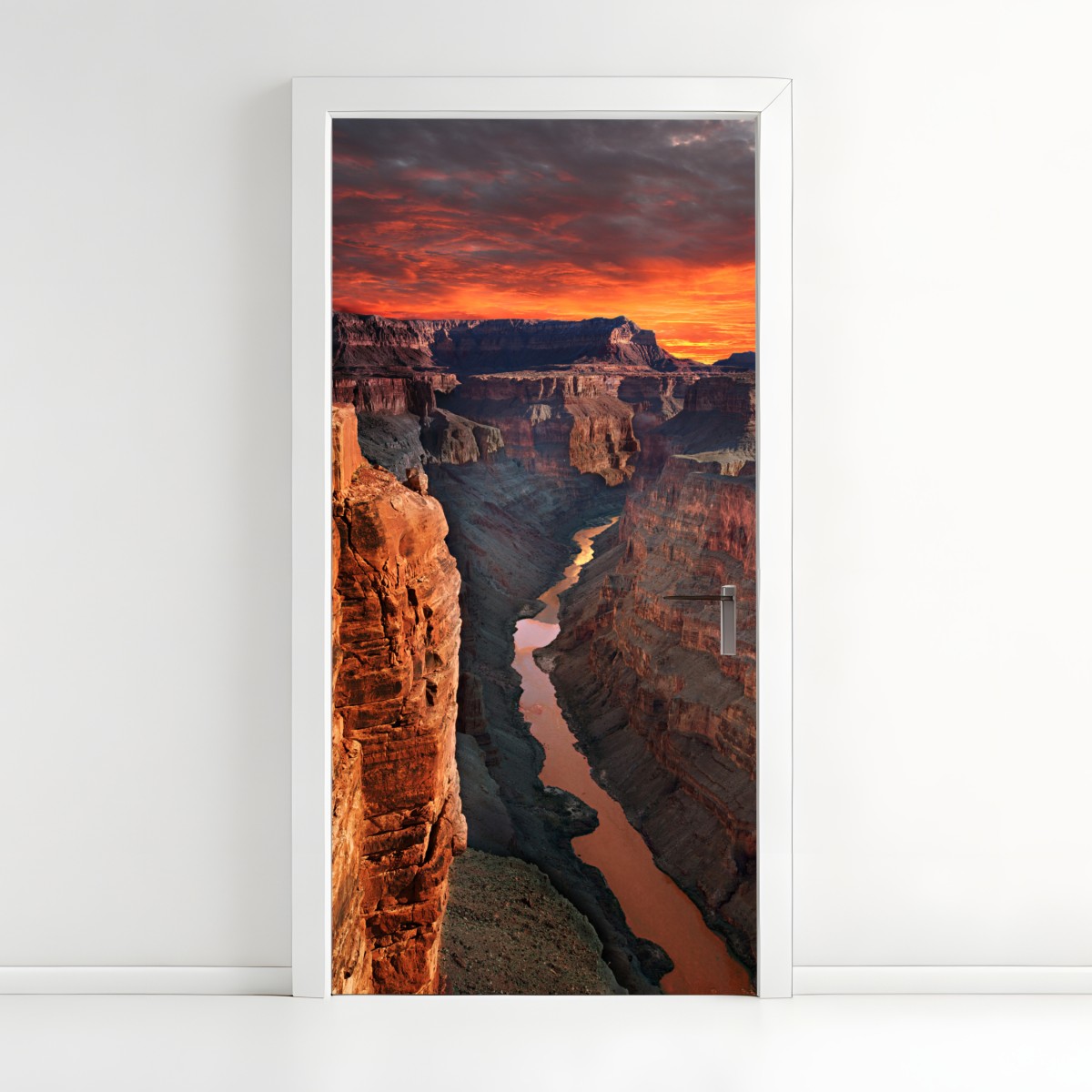 Door sticker Grand Canyon sunset panorama – Wallissimo®