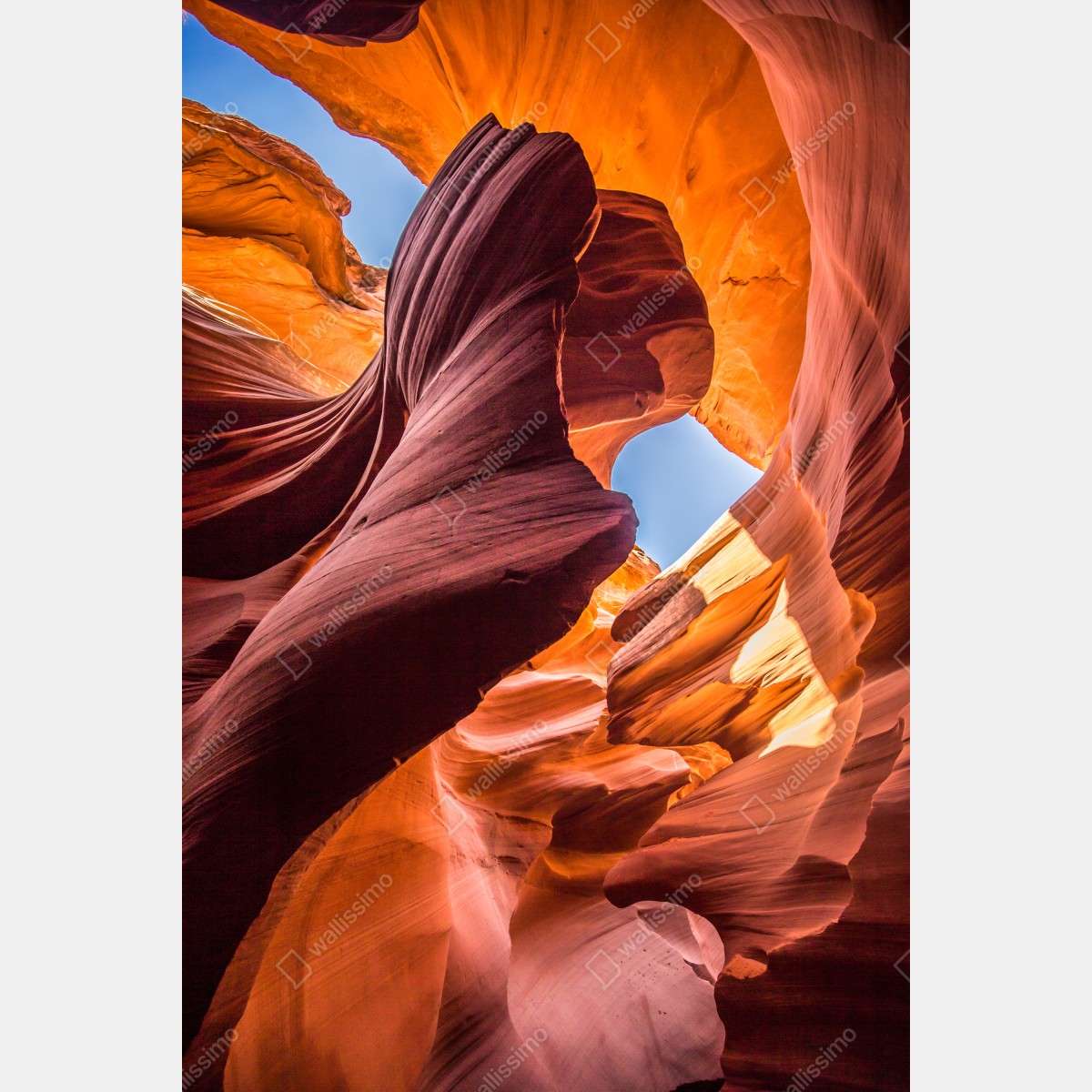 Naklejka na drzwi słoneczny wąwóz z formacjami skalnymi – Wallissimo® Naklejka na drzwi słoneczny wąwóz z formacjami skalnymi – Wallissimo®