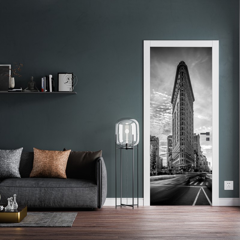 Naklejka na drzwi majestatyczny Matterhorn odbity w alpejskim jeziorze – Wallissimo®