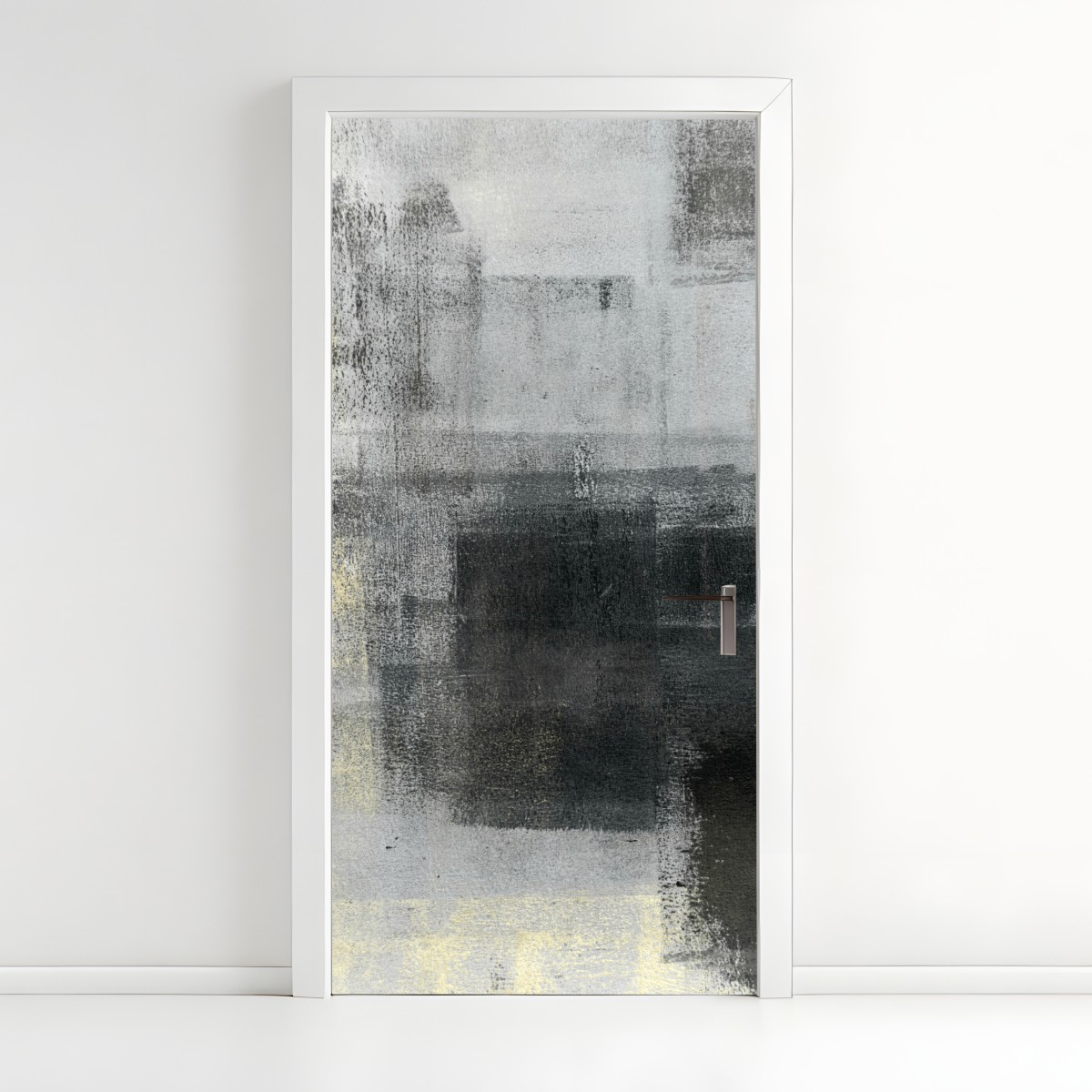 Door sticker subtle monochrome texture study – Wallissimo®