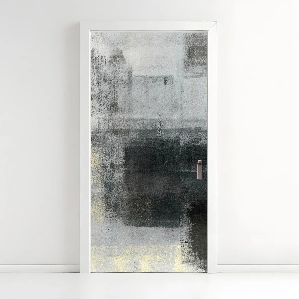 Naklejka na drzwi subtelna monochromatyczna faktura – Wallissimo® Naklejka na drzwi subtelna monochromatyczna faktura – Wallissimo®