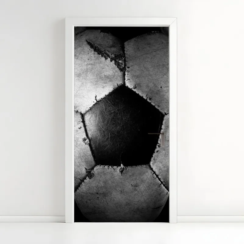 Naklejka na drzwi molo o zachodzie słońca nad plażą – Wallissimo®