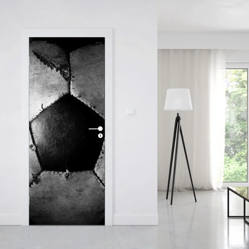 Naklejka na drzwi molo o zachodzie słońca nad plażą – Wallissimo®