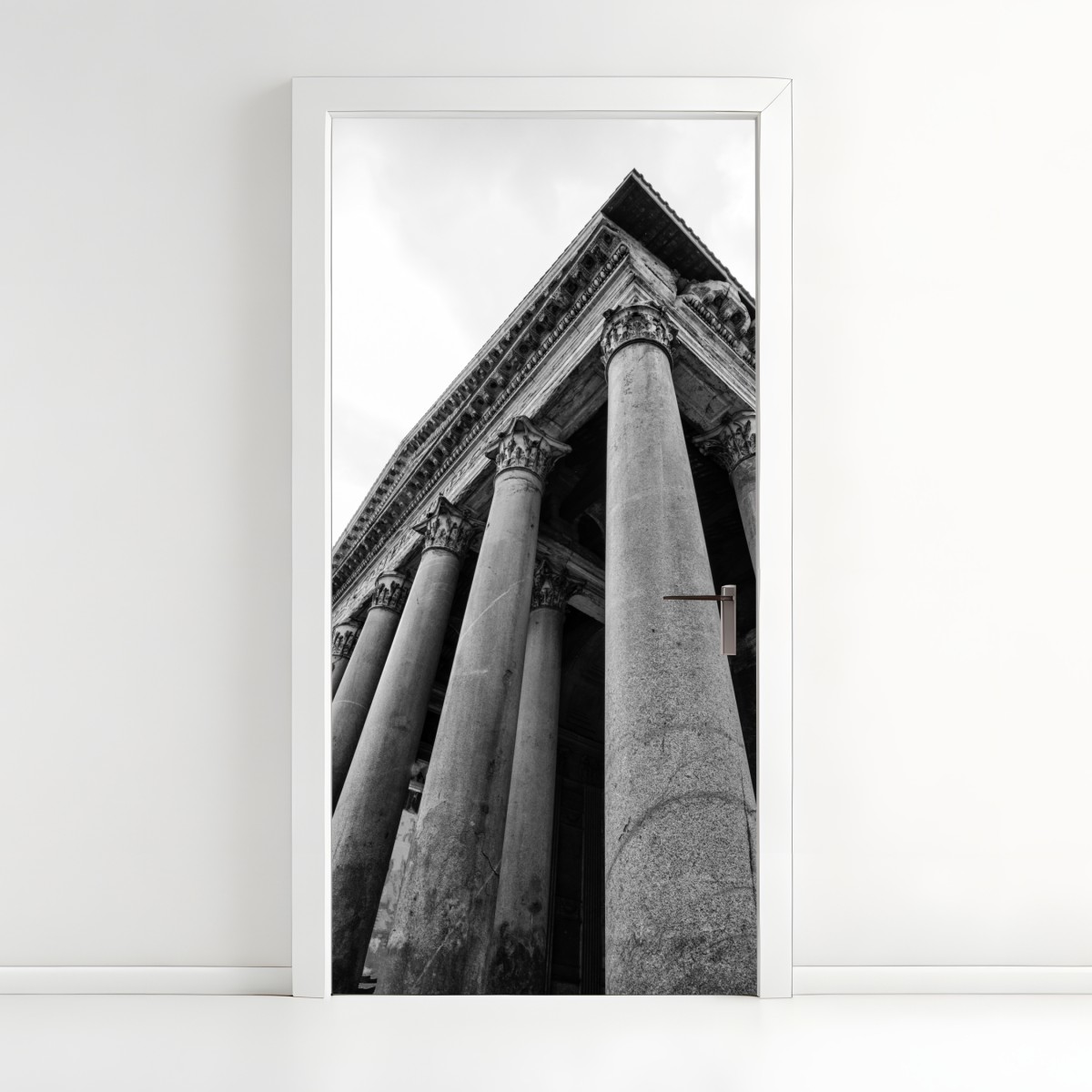 Door sticker majestic columns of the Pantheon, Rome – Wallissimo®