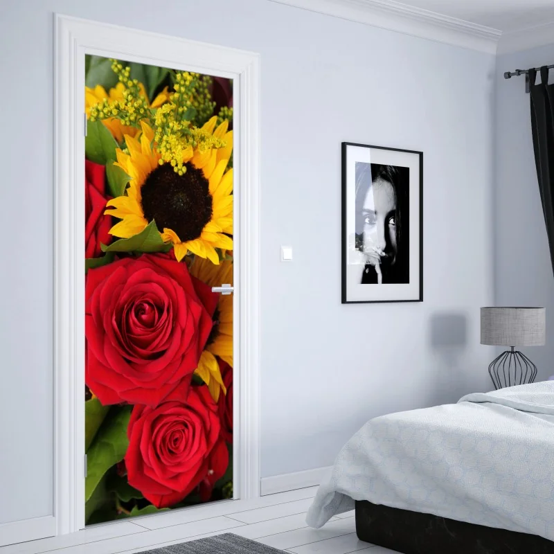 Naklejka na drzwi most Golden Gate o zmierzchu, San Francisco – Wallissimo®