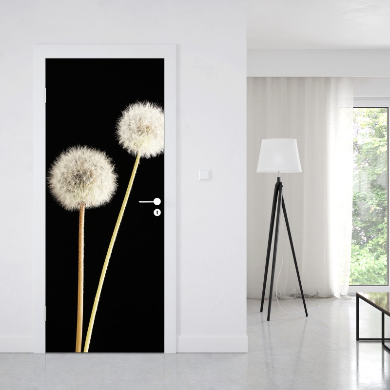 Naklejka na drzwi zielona tekstura marmuru – Wallissimo®