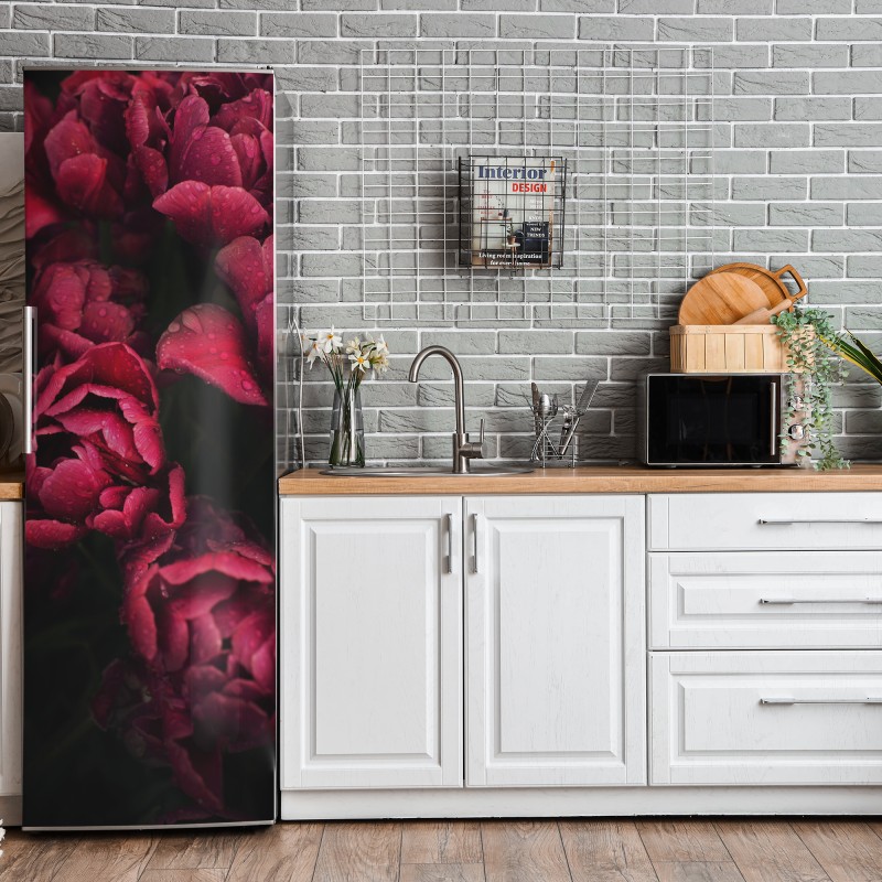 Naklejka na lodówkę intymny monochromatyczny portret – Wallissimo®