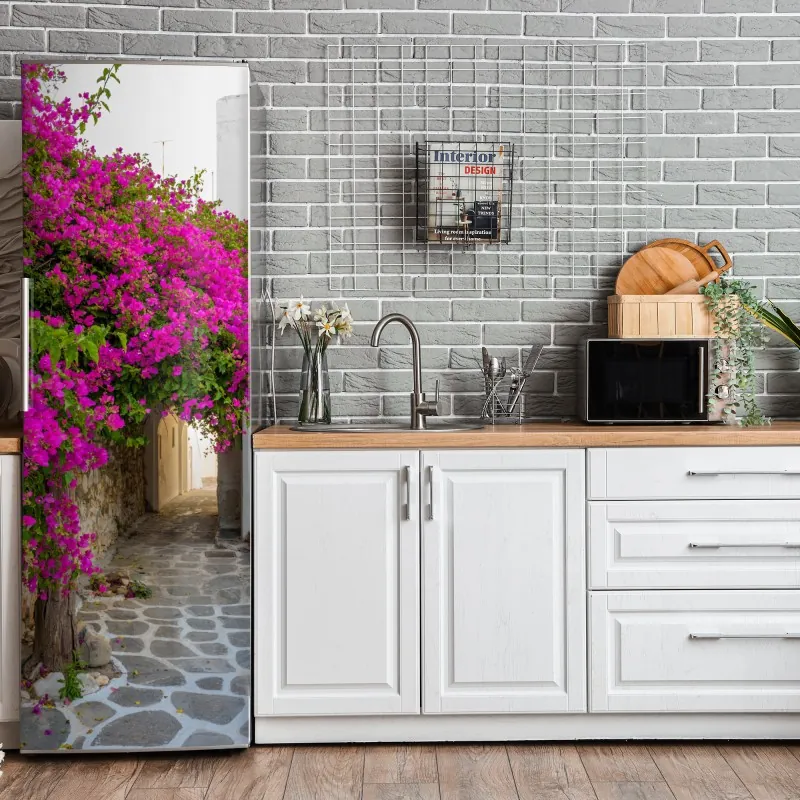 Naklejka na lodówkę intensywny portret goryla w czerni i bieli – Wallissimo®