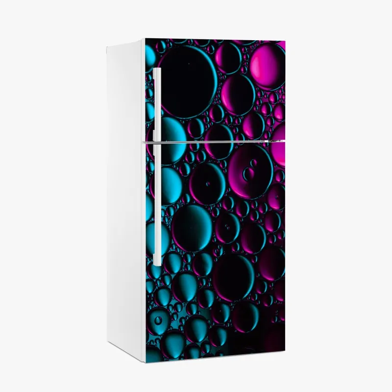 Naklejka na lodówkę delikatna beżowa ilustracja kwiatowa – Wallissimo®