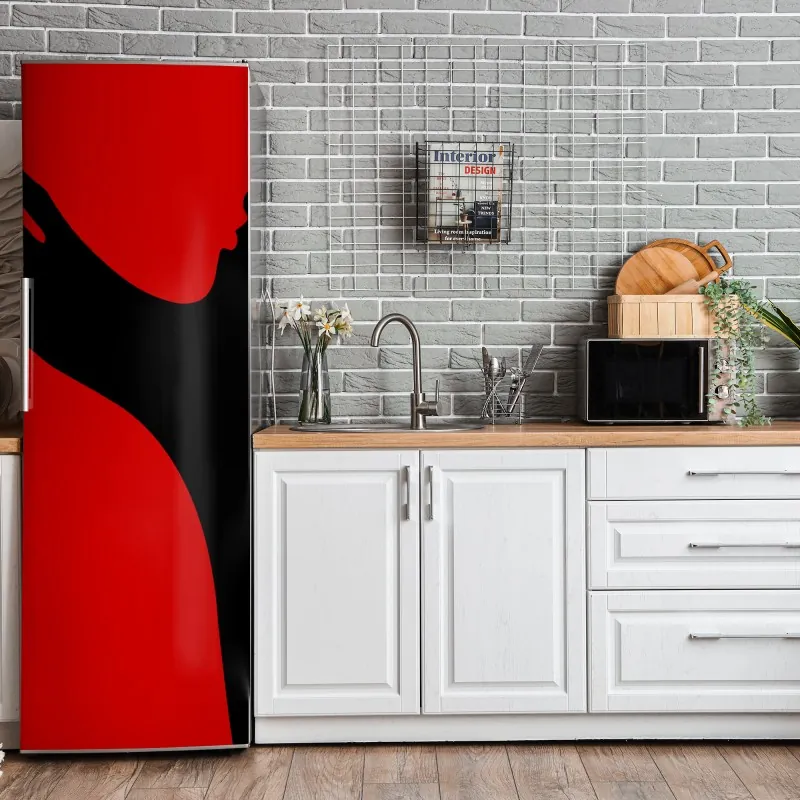 Naklejka na lodówkę zachód słońca nad wydmami Grace Bay – Wallissimo®