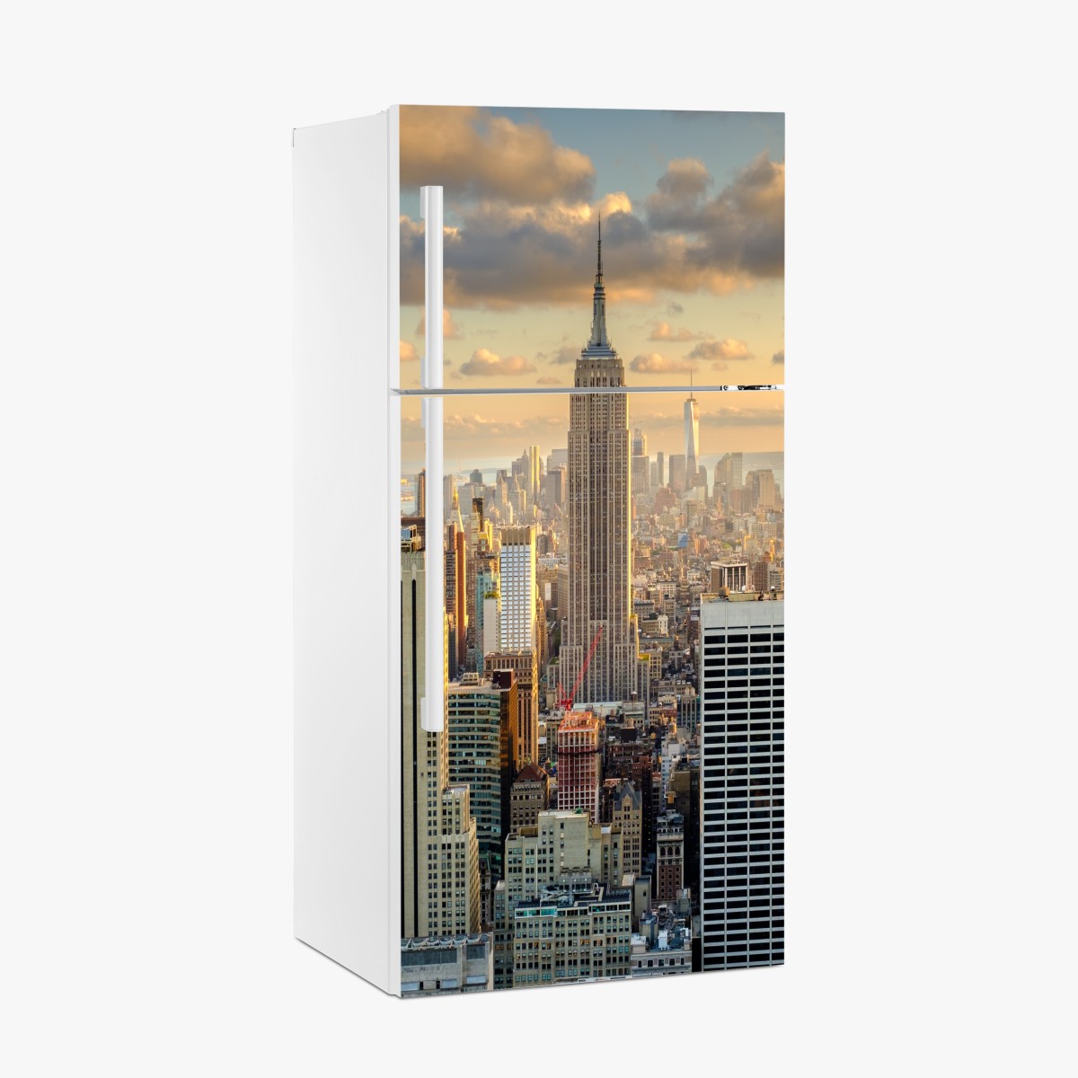 Fridge sticker New York skyline at sunset – Wallissimo®