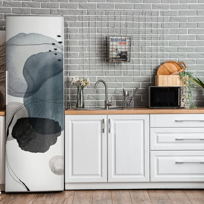 Naklejka na lodówkę intymny monochromatyczny portret – Wallissimo®