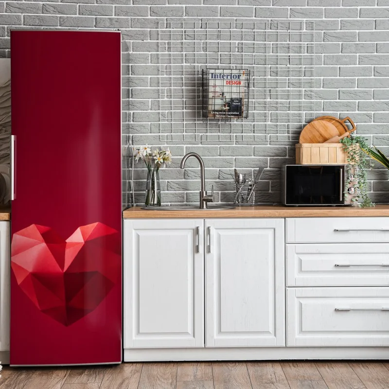 Naklejka na lodówkę ciemna faktura marmuru – Wallissimo®