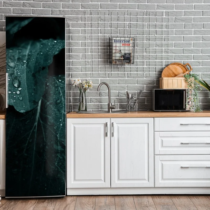 Naklejka na lodówkę delikatne różowe serduszko zbliżenie kwiatowe – Wallissimo®