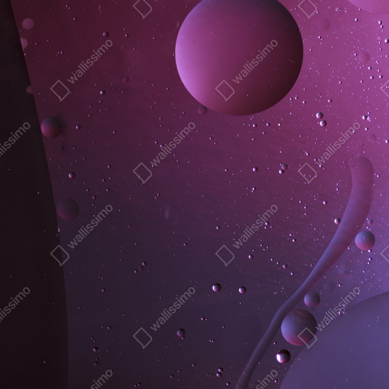Naklejka na lodówkę fioletowe kosmiczne sfery abstrakcja – Wallissimo® Naklejka na lodówkę fioletowe kosmiczne sfery abstrakcja – Wallissimo®