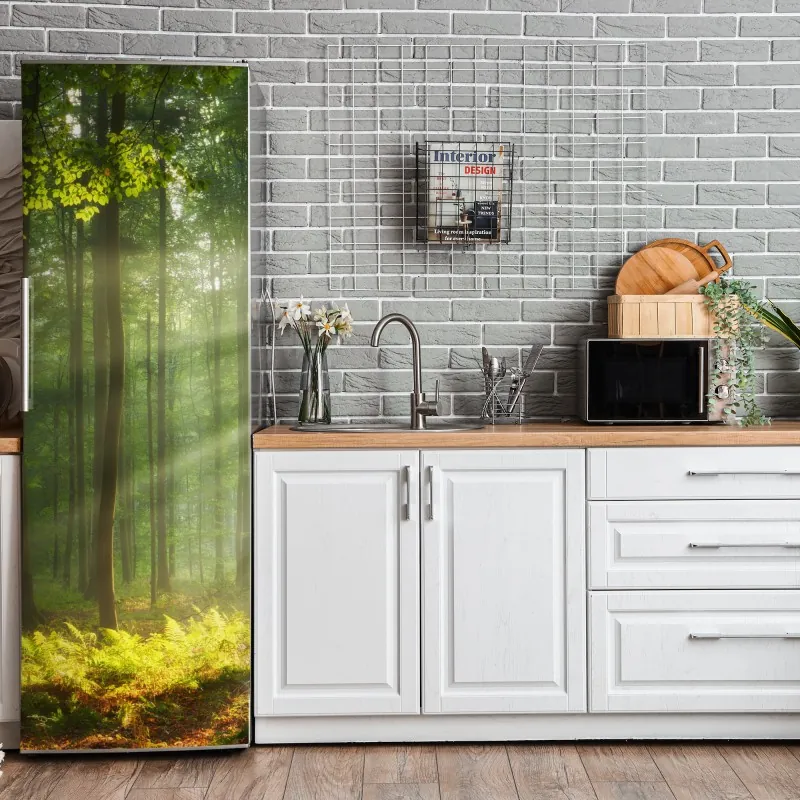 Naklejka na lodówkę miękkie niebieskie gwiazdki do pokoju dziecięcego – Wallissimo®