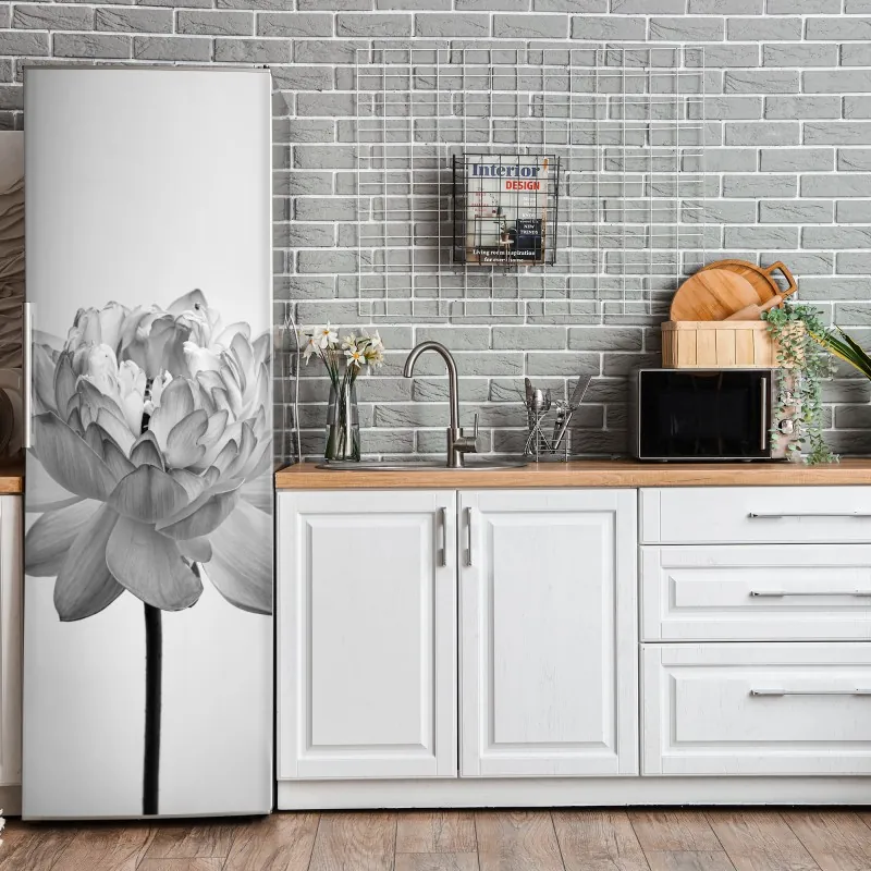 Naklejka na lodówkę głęboka niebieska tekstura abstrakcyjna – Wallissimo®