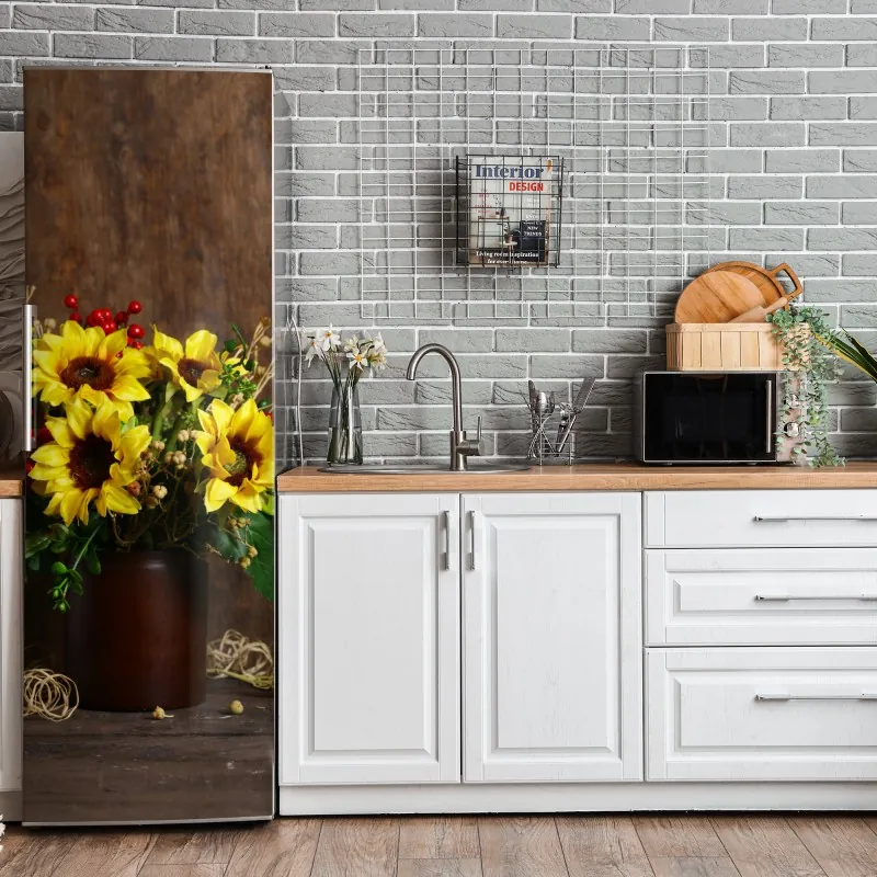 Naklejka na lodówkę burzliwe wybrzeże Islandii panorama – Wallissimo®