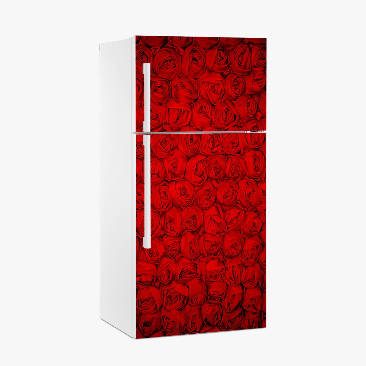 Fridge sticker endless bed of red roses – Wallissimo®