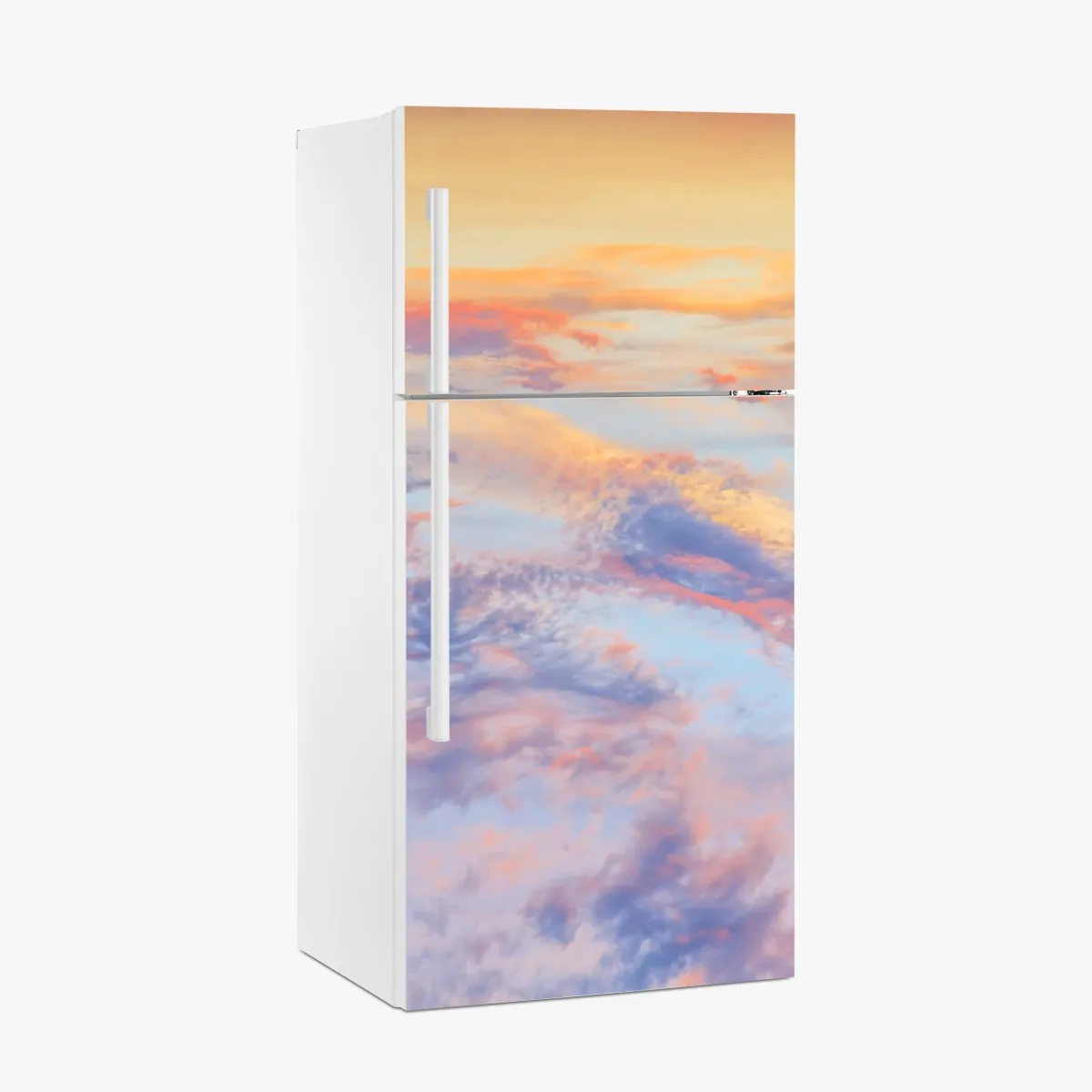 Naklejka na lodówkę spokojne pastelowe niebo o wschodzie słońca – Wallissimo® Naklejka na lodówkę spokojne pastelowe niebo o wschodzie słońca – Wallissimo®
