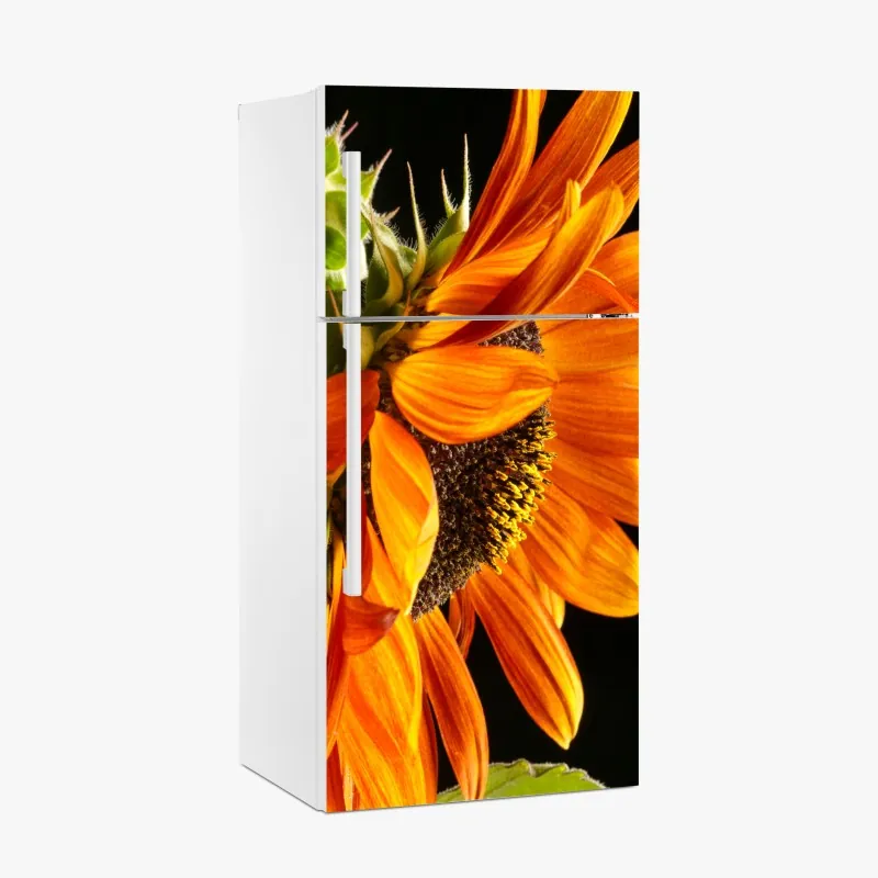 Naklejka na lodówkę jasny żółty wzór w kropki do pokoju – Wallissimo®