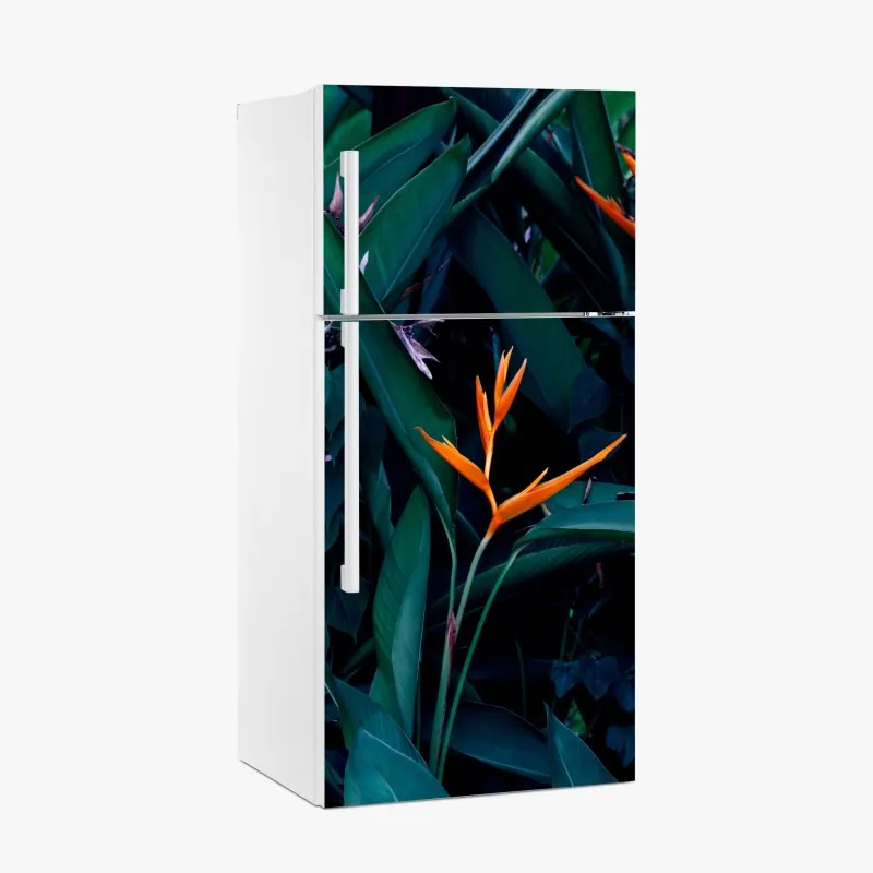 Naklejka na lodówkę intensywny portret goryla w czerni i bieli – Wallissimo®