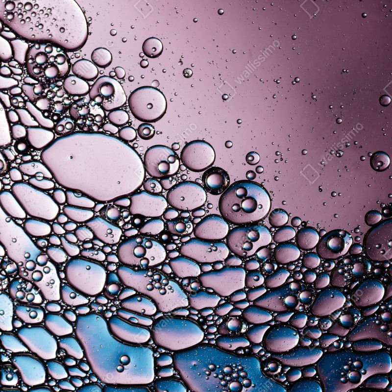 Naklejka na lodówkę fioletowy abstrakcyjny wzór z bąbelkami – Wallissimo® Naklejka na lodówkę fioletowy abstrakcyjny wzór z bąbelkami – Wallissimo®