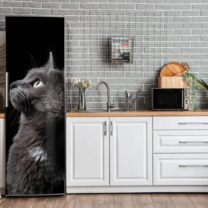 Naklejka na lodówkę dramatyczny szary krajobraz chmur – Wallissimo®