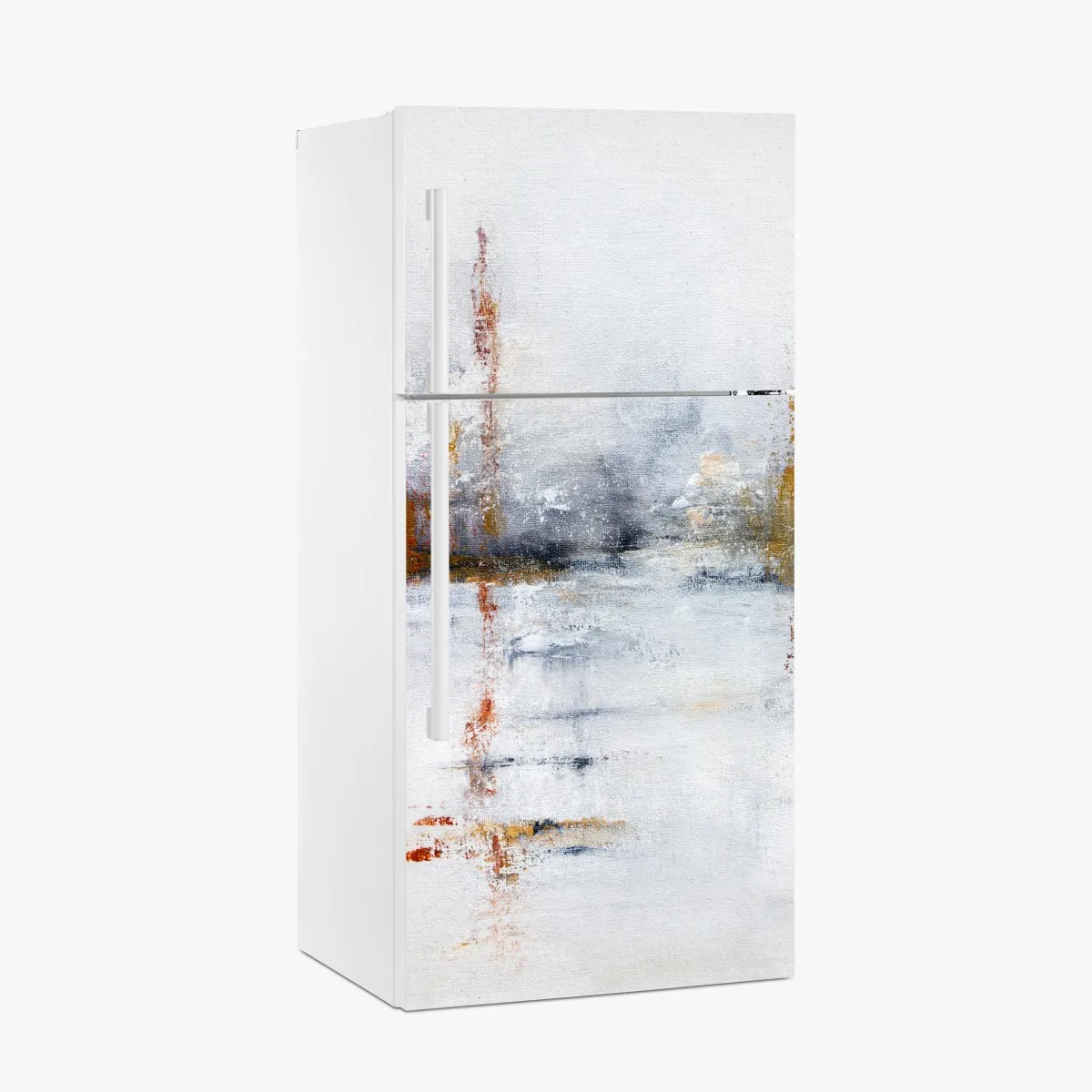 Naklejka na lodówkę spokojny abstrakcyjny krajobraz w delikatnych tonach – Wallissimo® Naklejka na lodówkę spokojny abstrakcyjny krajobraz w delikatnych tonach – Wallissimo®