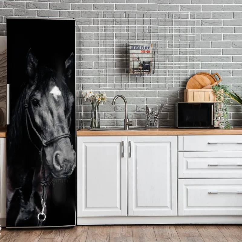 Naklejka na lodówkę miękkie niebieskie gwiazdki do pokoju dziecięcego – Wallissimo®